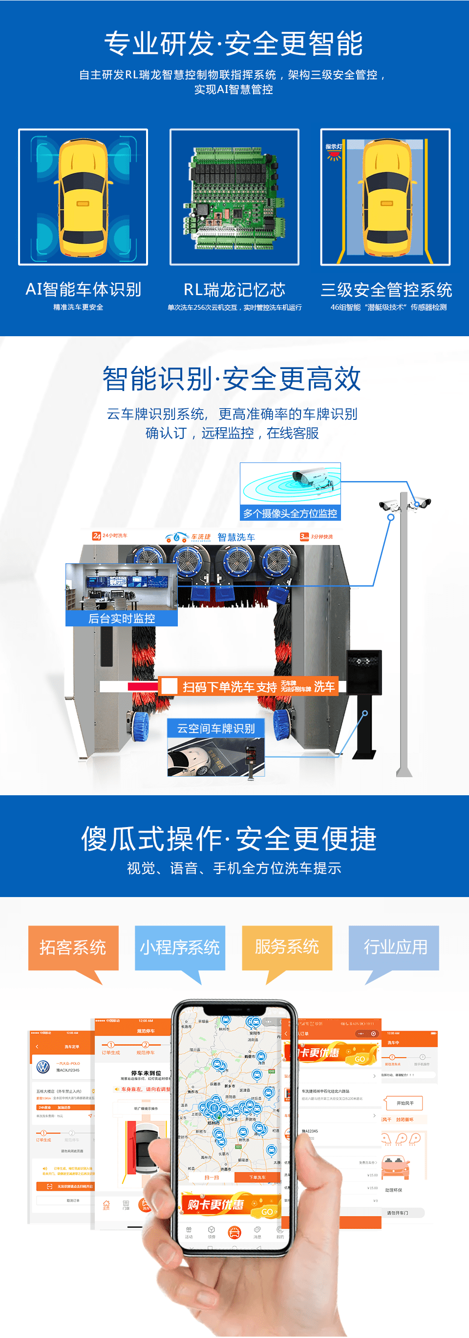 车洗捷洗车机控制系统